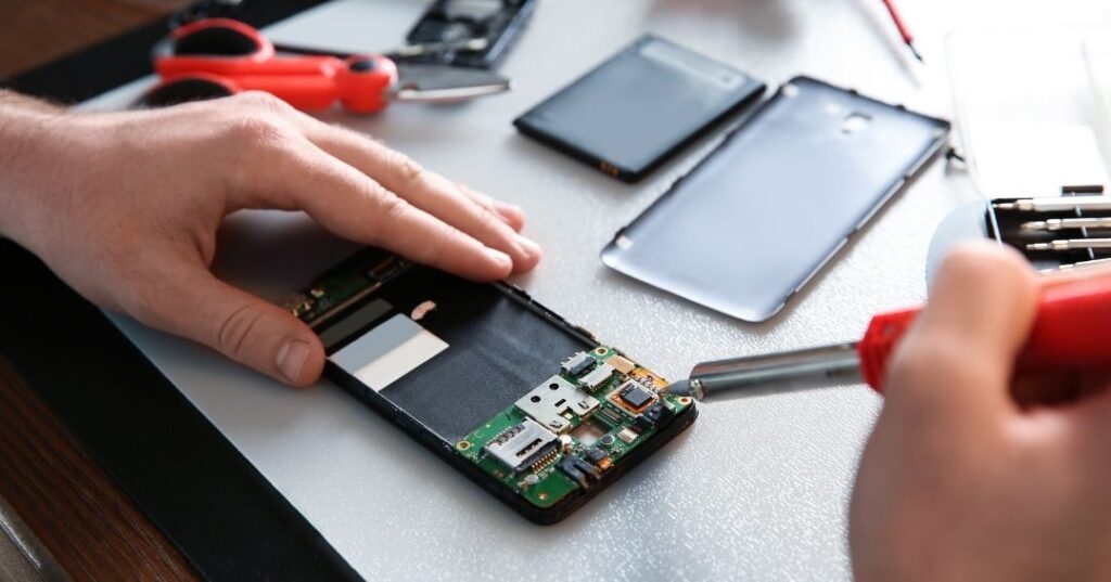 troca de peças e correções de celulares em Teresina